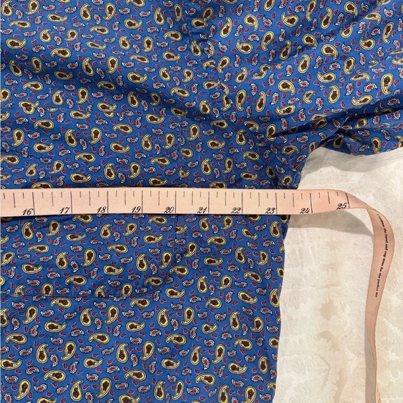 Alan Flusser Shirt Mens medium Paisley All Over Print Button Up Long Sleeve - Picture 7 of 8